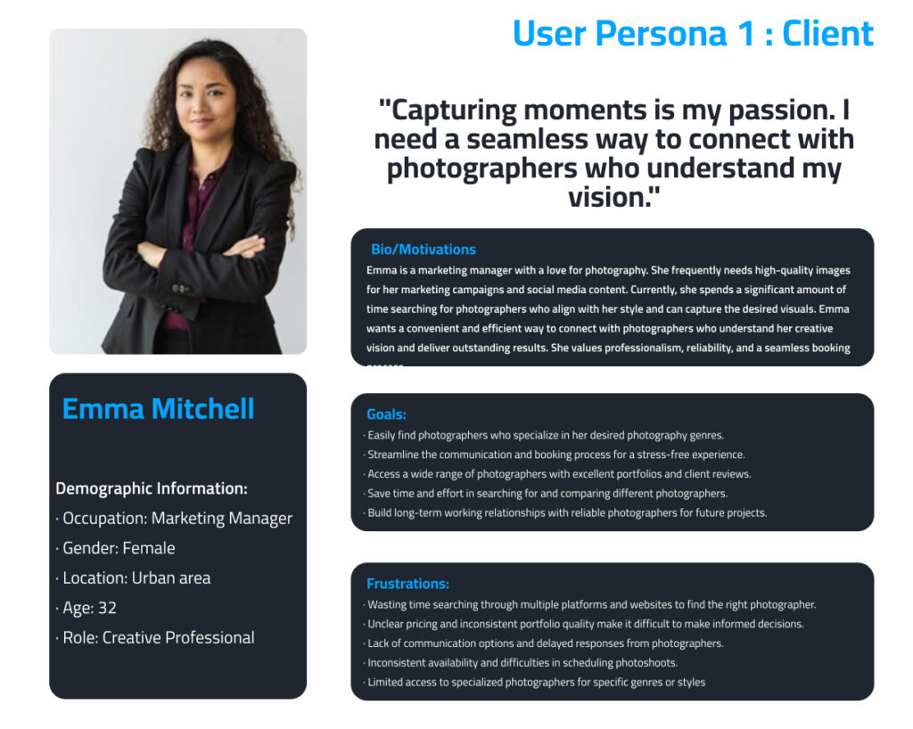 Client User persona